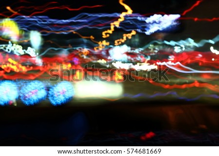 Abstract slow speed lights motion background
