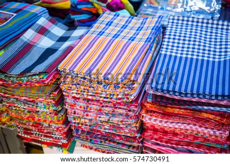 fabric Colorful of thai Stripes loincloth