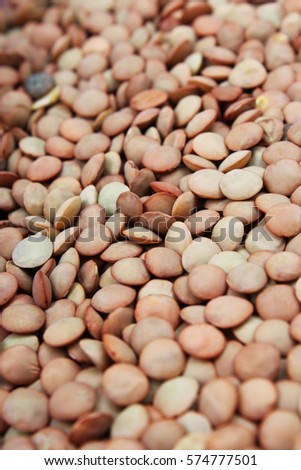 

Eating lentil texture. Lentils pattern as background. 
Studio food photo texture photography.