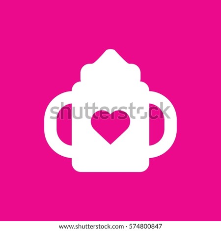 baby bottle icon illustration isolated vector sign symbol