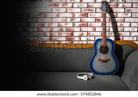 guitar isolated