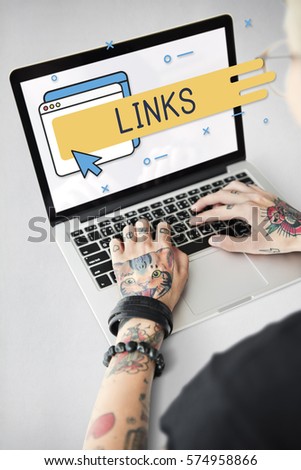 Internet Layout Links Website Networking