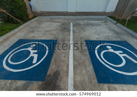 Parking for people with disabilities