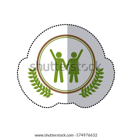 symbol people care environment image, vector illustration