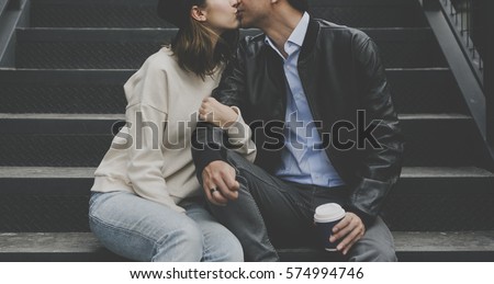 Couple Dating Happiness Enjoyment Holiday Royalty-Free Stock Photo #574994746
