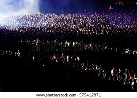 crowd at concert
