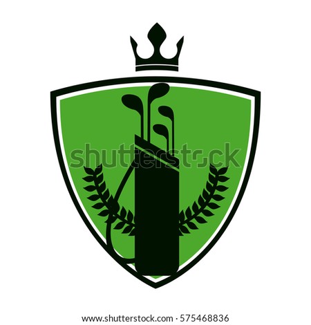symbol golf emblem icon image, vector illustration