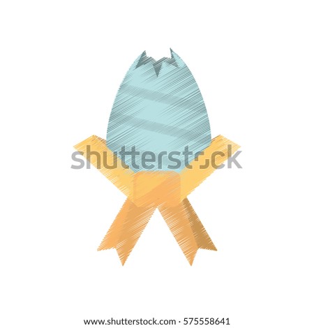 egg easter icon image, vector illustration design