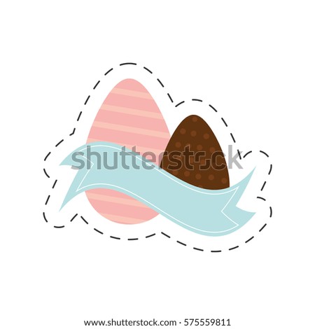 eggs easter icon image, vector illustration design