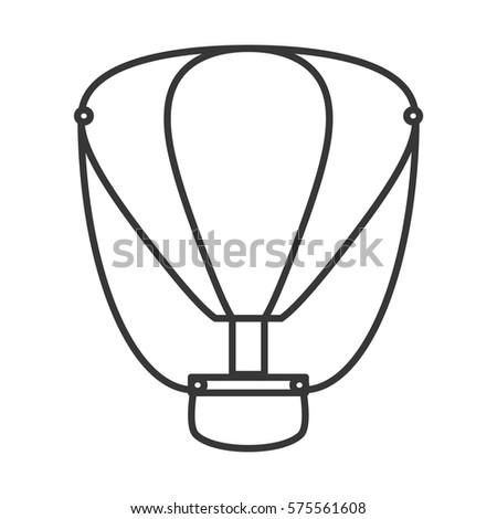 air balloon related icon image, vector illustration