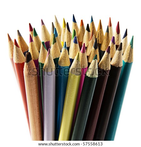 Set of colour pencils