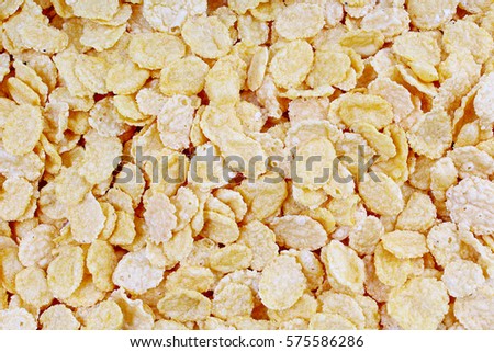 Cornflakes texture pattern. 