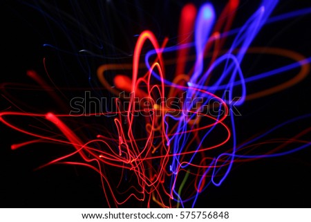 abstract lines red blue