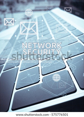 NETWORK SECURITY, Digital Business and Technology concept.