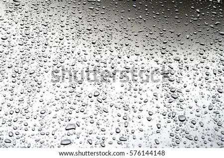 Background raindrops