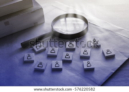 Job interview and recruitment, Human Resource Management , selection new member Royalty-Free Stock Photo #576220582