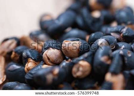 Black bean.The small, shiny black turtle bean is especially popular in Latin American cuisine. 