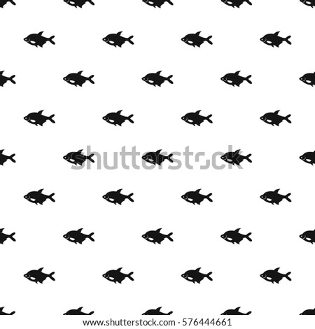 Bream fish pattern. Simple illustration of bream fish  pattern for web design