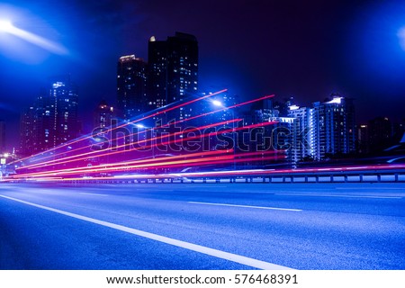 light trail photography with wrong white balance