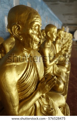 Golden monks