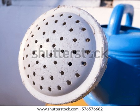 Plastic watering can head