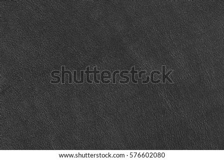 Black leather classic background, texture. High resolution photo.