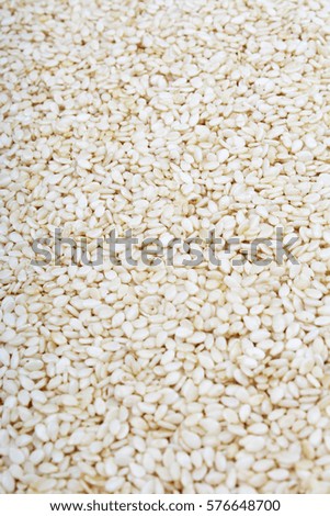 Sesame seeds as background. Sesame seed texture. 