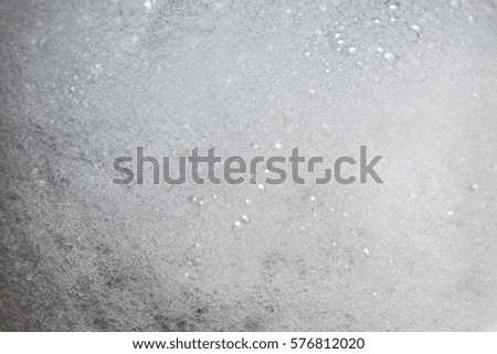 Abstract background of foam bubbles close