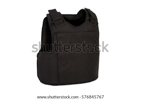 Armor vest isolated on white background
