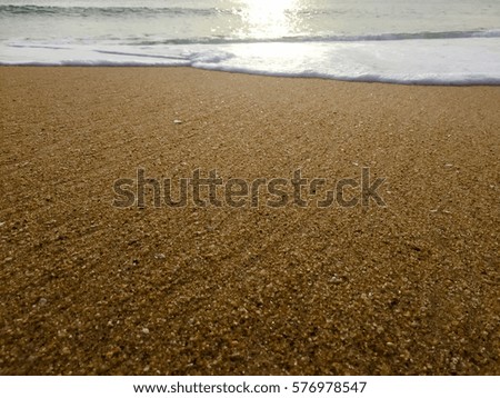 Natural sandy surface ocean sea beach backdrop top view background
