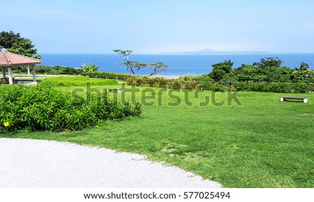 Seaside Okinawa.