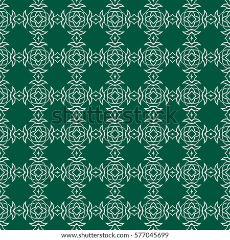creative geometric seamless pattern. floral ornament. for fabric, decor, design, wallpaper