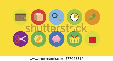 Set icons in flat style isolated on white background. Symbols for your design and logo. Vector illustration EPS 10.