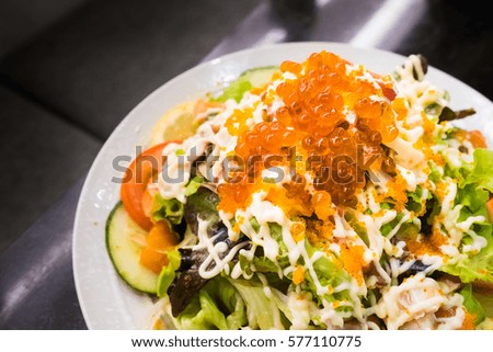 Japanese seafood salad