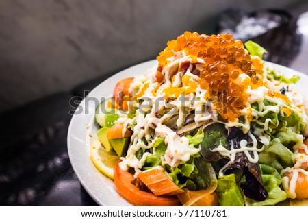 Japanese seafood salad