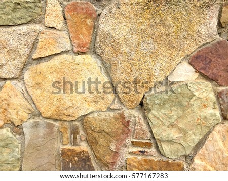 texture of a brown stone wall