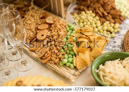 buffet table
