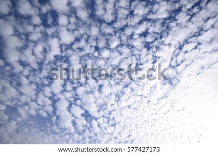 Sky and cloud