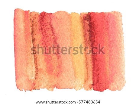 Watercolor background. Ocean, thickets, or sunset. Suitable for the design of the book, notepad, flyleaf, as corporate identity.