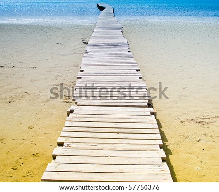 Pier and the sea
