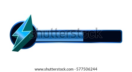 Isolated video game bar on a white background, Vector illustration