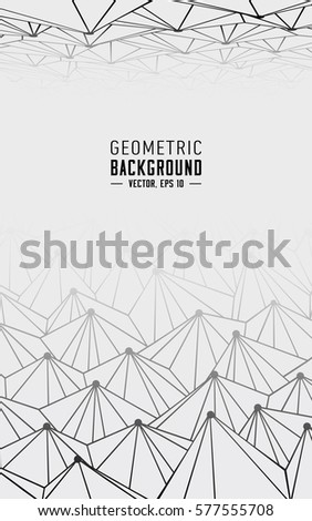 Abstract geometric background. Vector and illustration.