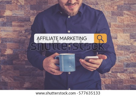 AFFILIATE MARKETING Concept Royalty-Free Stock Photo #577635133