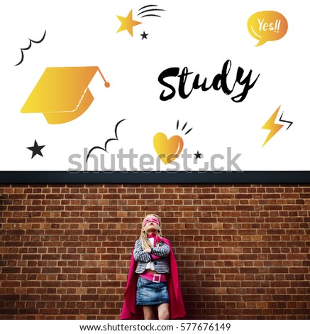 Education Graduation Cap Graphic Concept