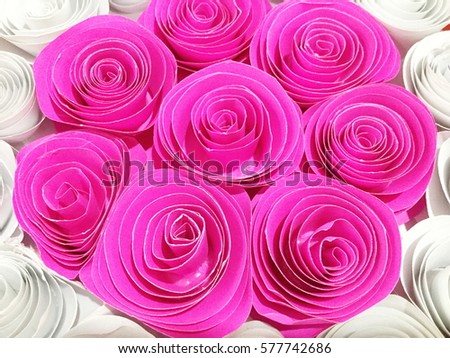 Background pink and gray rose.