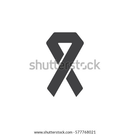 AIDS Icon vector on white background. Health Care Vector illustration