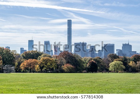 The Great lawn in Central park is the most iconic gathering spot of the whole park where high scale concerts and events take place