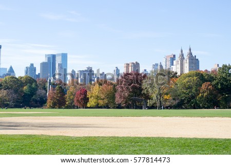 The Great lawn in Central park is the most iconic gathering spot of the whole park where high scale concerts and events take place