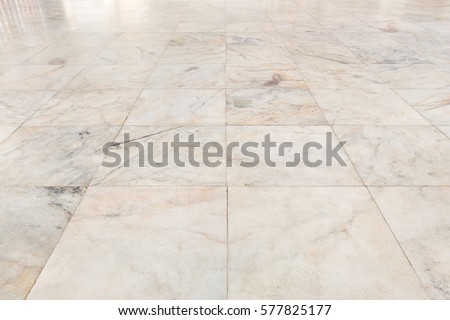Real marble floor tile pattern new and clean condition for background, Symmetry grid line and space of marble texture in perspective view, Home interior decor with marble floor tile pattern luxury.