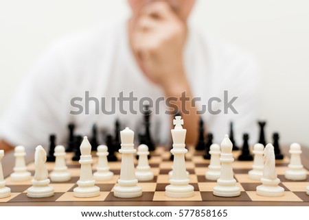 man playing chess, the success of the mind